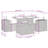 Vidaxl Garden Sofa Set Black