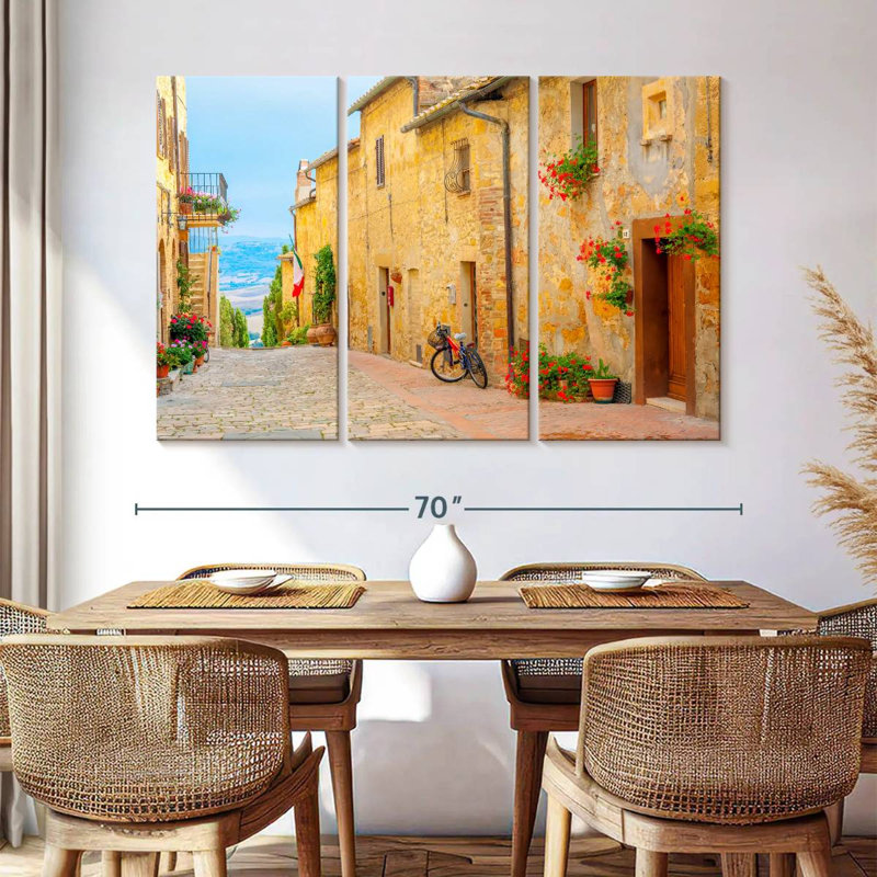Rue Sebbie San Gimignon, H 42 po x l 65 po