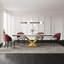 Chaise d'appoint rembourrée en similicuir Modern-1274709404