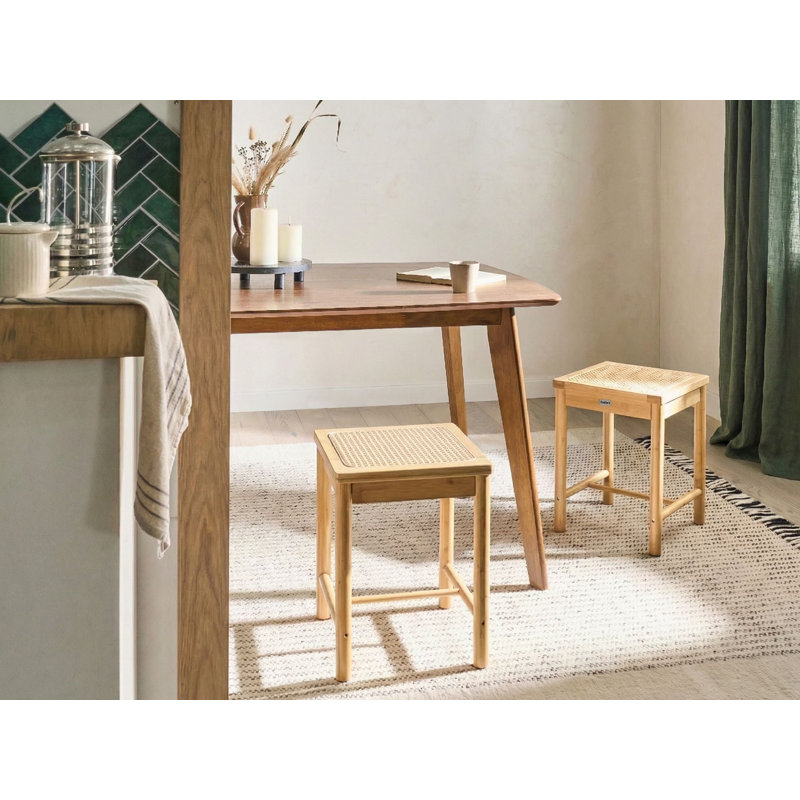 Bamboo / Rattan Accent Stool