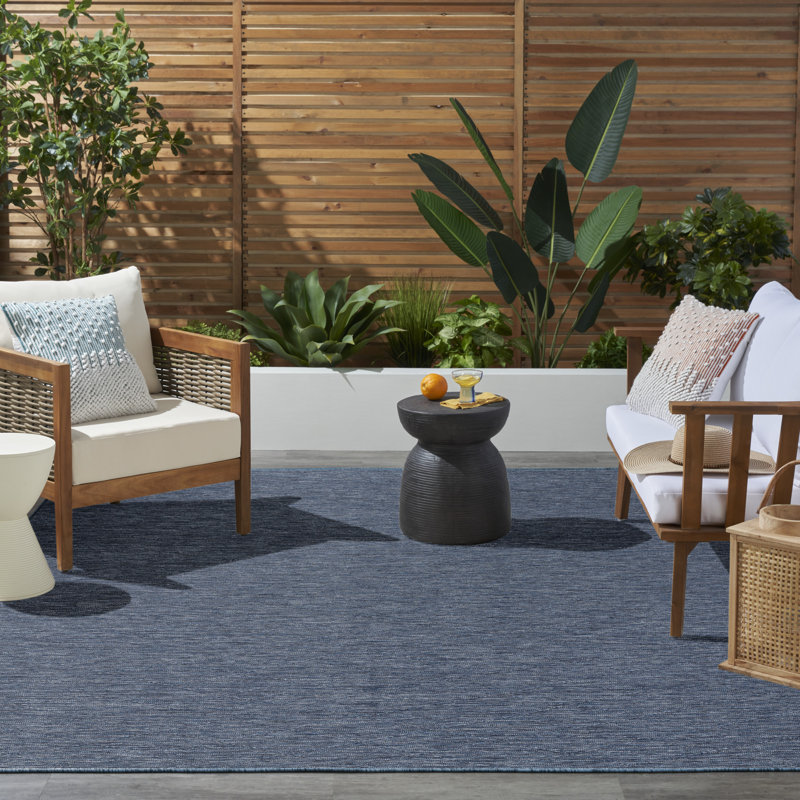 Ganzy Machine Washable Indoor/Outdoor Area Rug, Rectangle 8' x 10'