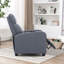 25.59" Wide Modern and Upholstered Soft Push Back Recliner With Massage (Set of 2)