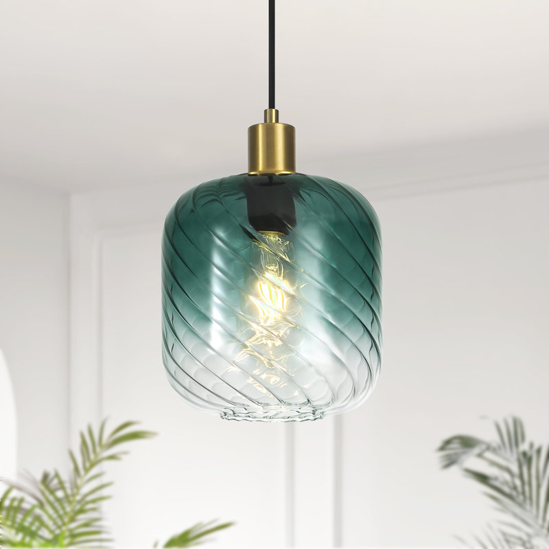 1 - Light Gold Pendant, Vert