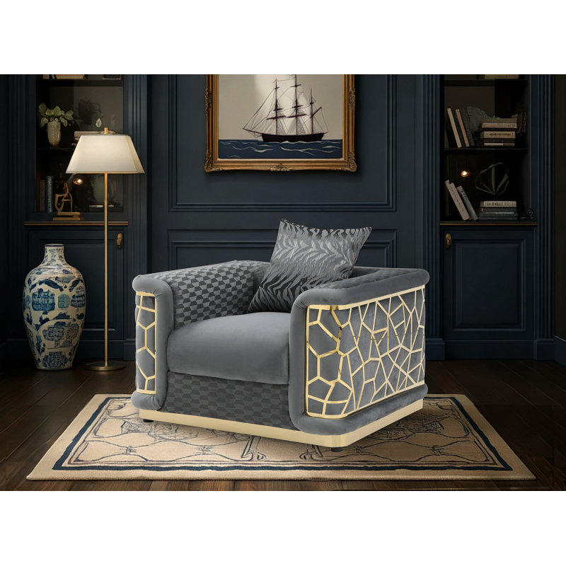 Chaise Bedale gris foncé, Tissu gris foncé