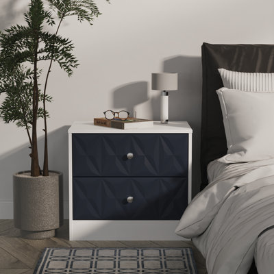 Ceinwen 58cm W Manufactured Wood Bedside Table