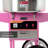 Electric Commercial Cotton Candy Machine with Cart and Bubble Shield-1835959995