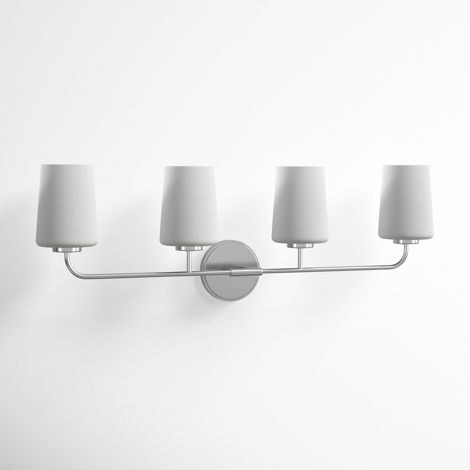 Fitz 4-Light Dimmable Vanity Light, Chrome