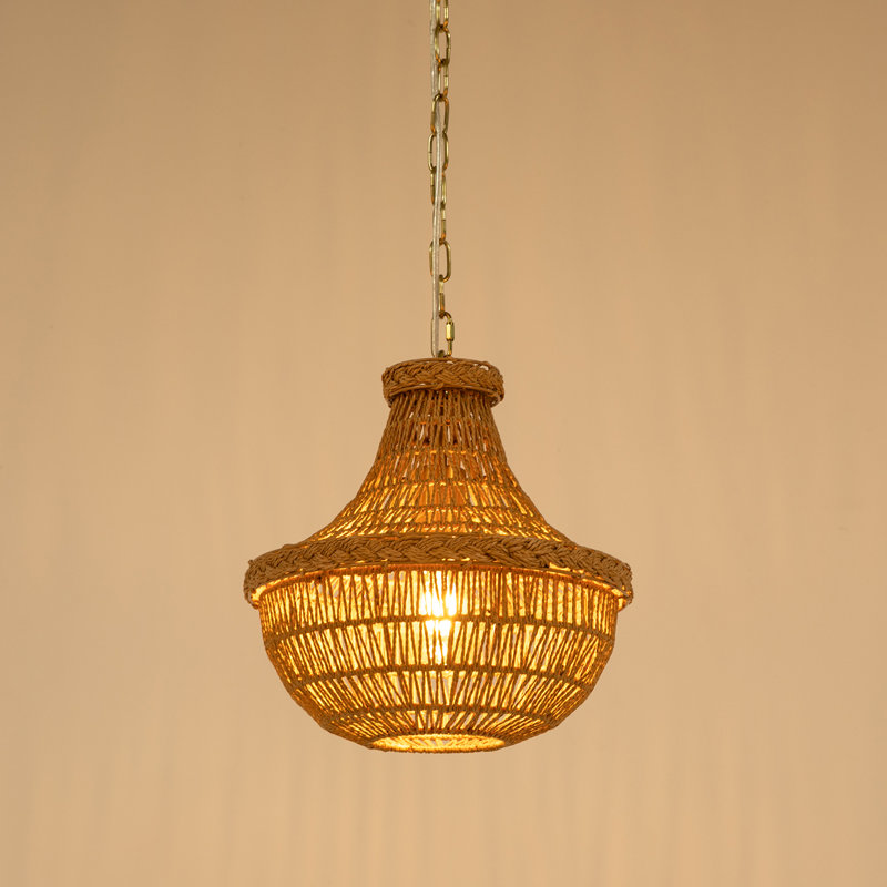 Luminaire suspendu noir mat 1 lumière Alythia
