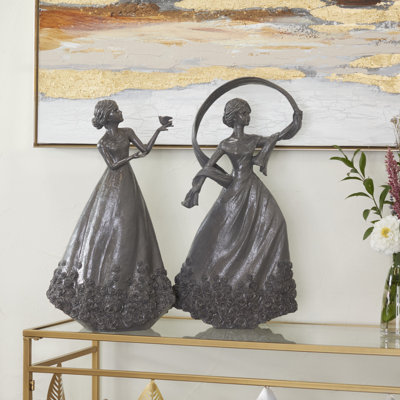 Ensemble de 2 figurines en résine