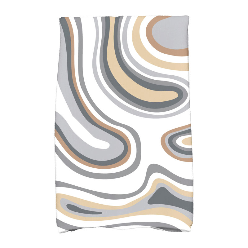 Whitbeck Tea Towel Kitchen Towel, Taupe/Beige