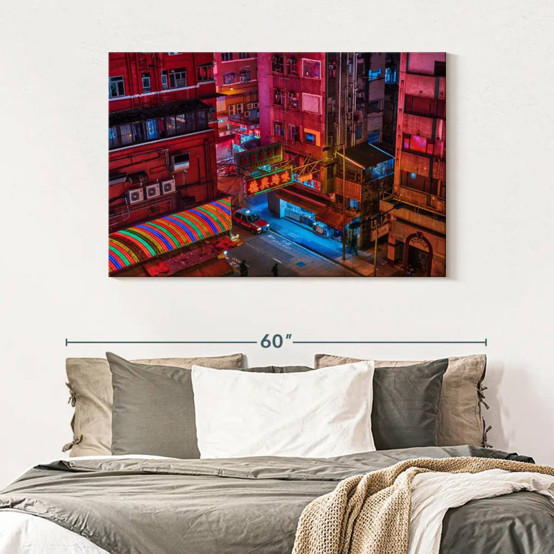 Kowloon Nightlife, 32" H x 48" W