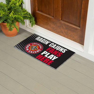 University of Louisiana-Lafayette Fan PVC Mat, 28"x16"