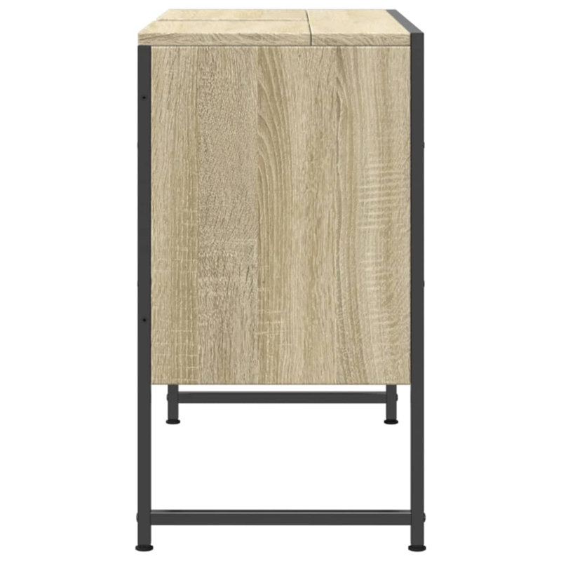 Nivi 80mm Single Bathroom Vanity with Basin, Sonoma Oak