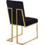 Chakevia 19'' H Tufted Velvet Upholstered Metal Side Chair-23542761-28747691