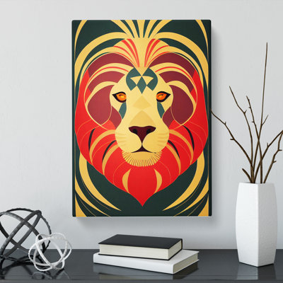 Lion Deco Vol.5 - Wrapped Canvas