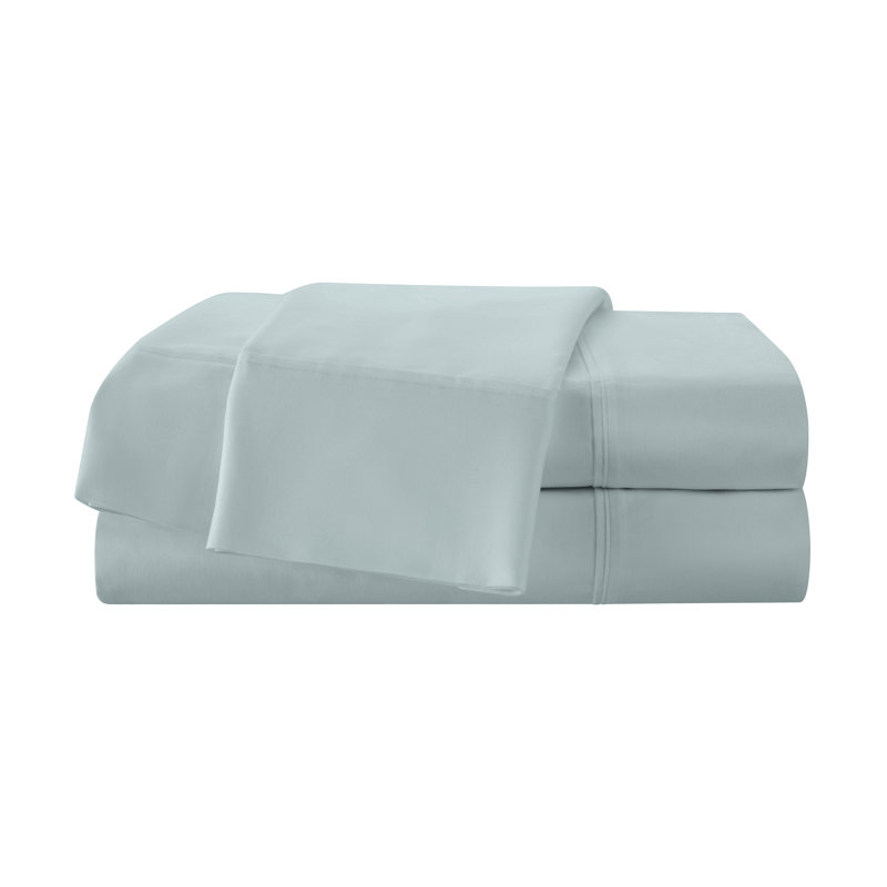 Martex 400 Thread Count Luxury Sheet Set 100% Long Staple Cotton Sateen Weave Silky Soft & Durable, Wrinkle & Fade Resistant, Deep Pocket