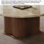 Table basse ronde en marbre de style médiéval-2042682992-2042682993