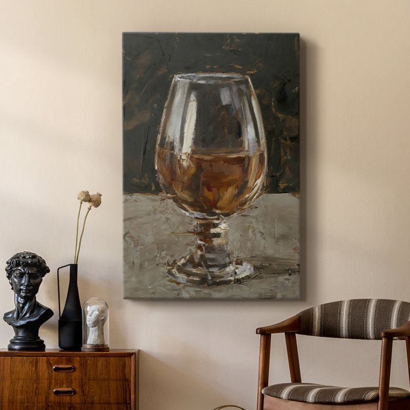 The Hard Stuff III -Custom Wrapped Gallery Cavas, 27" H x 18" W