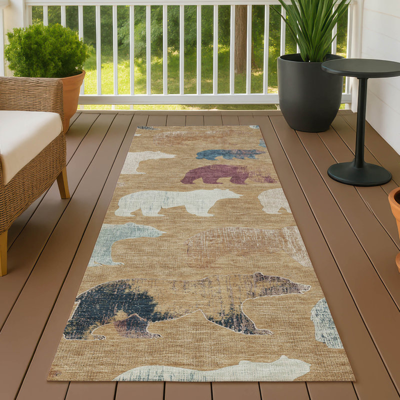 Tapis intérieur / extérieur lavable à la machine Chantille ACN2338, Tapis de couloir 2 pi 3 po x 7 pi 6 po