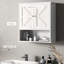 Armoire de salle de bain murale, blanche avec armoire d'organisation réglable - style et espace intérieur généreux