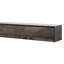 Modern Ember Autumn Floating Maple Wood Fireplace Mantel Shelf - With Angled Corner Accents-1186530529-1186530532