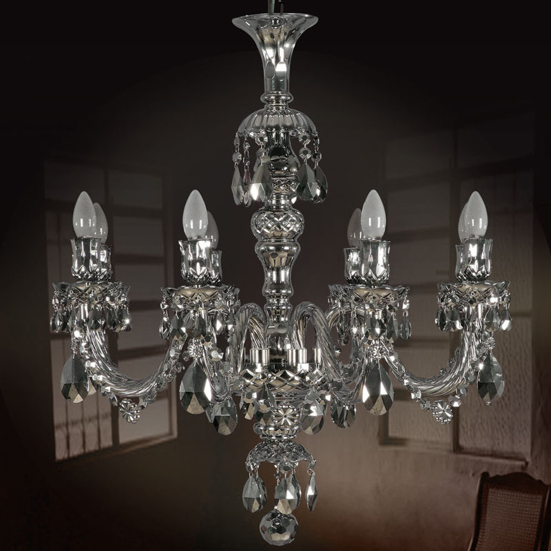 Melina 8 - Light Candle Style Chandelier