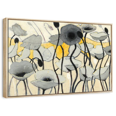 Fleur de jour de neige gris