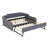 Full Size Upholstery Daybed With Trundle And USB Charging Design, Guest Bed