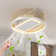 Nubble 20" Boho Caged Ceiling Fan with Lights Flush Mount, Low Profile Rattan Ceiling Fans