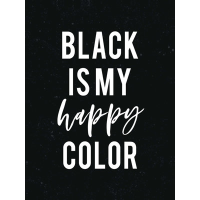 " Black Happy Colour "
