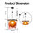 Shrewsbury 1 Light Dimmable Unique/Statement Globe Glass Pendant