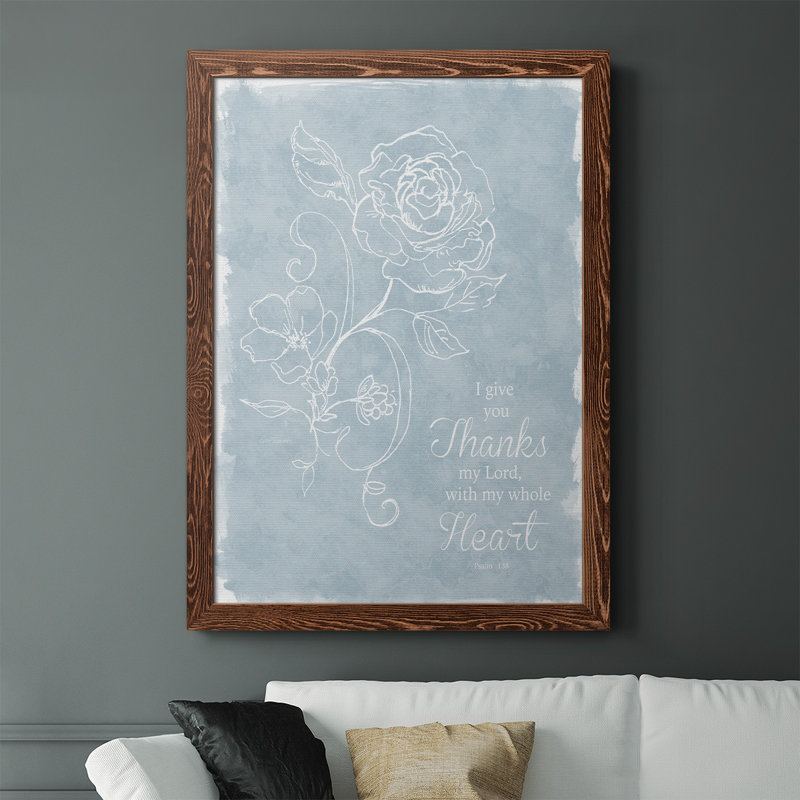 «Whole Heart», reproduction d'un seul cadre photo sur toile, H 43,5 po x l 31,5 po x P 1 po, Érable