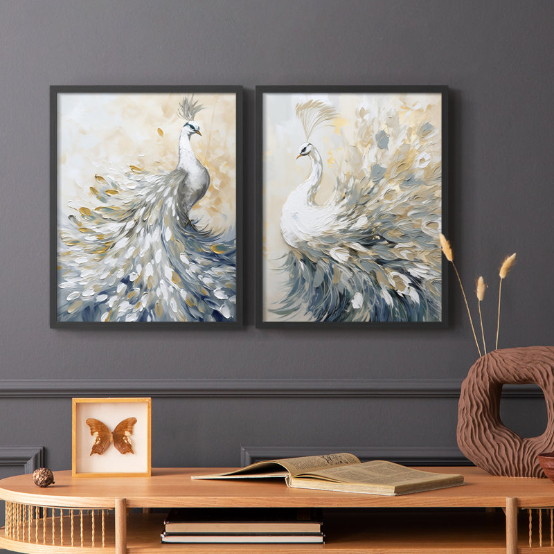 ANIMALS Series CCxxxix - reproduction encadrée de qualité supérieure - prête à être accrochée - aucun clou requis - aucun clou requis