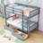 Two Drawers Rubber Wood Bunk Bed-1268994103-1268994100