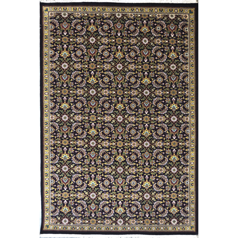 Damask Area Rug, Rectangle 4' x 6'