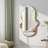Irregular Shaped Metal Wall Mirror Asymmetrical Mirror-35682341-35682342