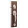 Copper Creek Handleset with Single Cylinder Deadbolt and Copper Creek Door Lever and Colonial Rosette