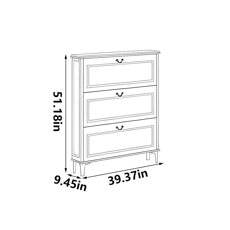 Modern simple home storage shoe cabinet