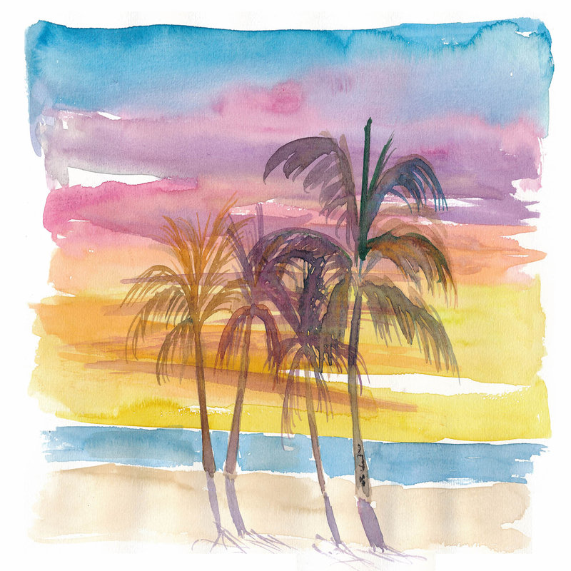 Ensemble de housse de couette en microfibre DiaNoche par Markus Bleichner - Caribbean View 3