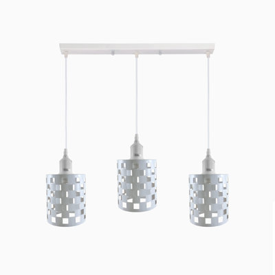 3 - Light White Kitchen Island Pendant