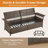 Sherinda Wicker 5 - Person Patio Conversation Set with Cushions-112076354