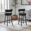 Ensemble de 2 tabourets pivotants Mona