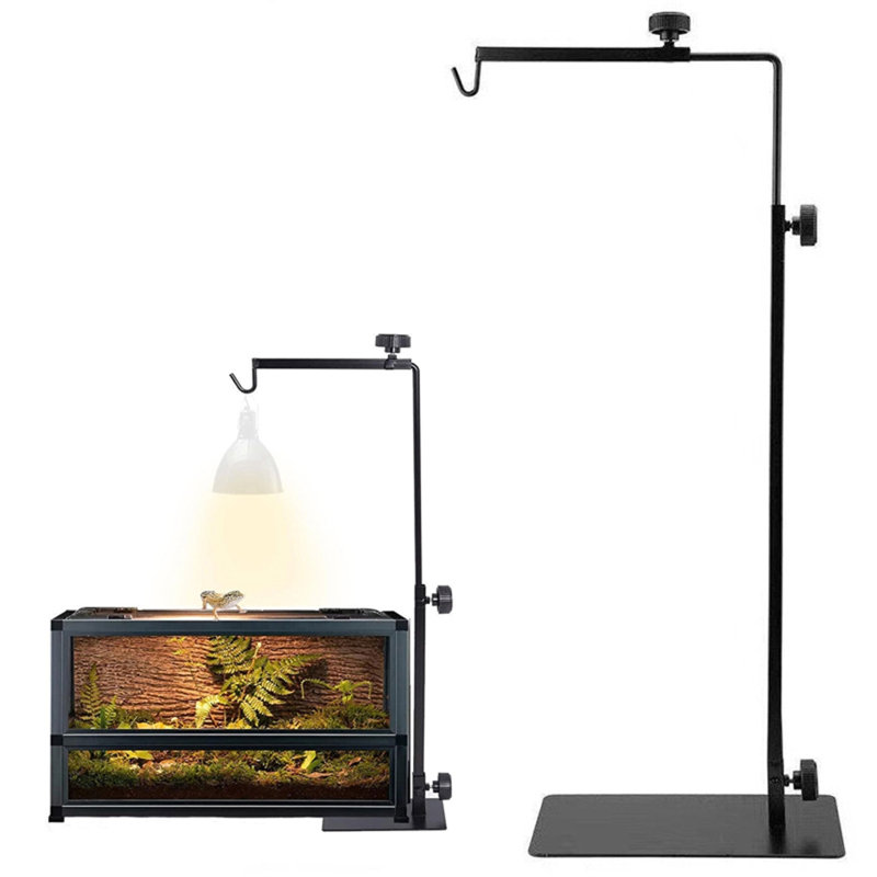 Reptile lamp stand