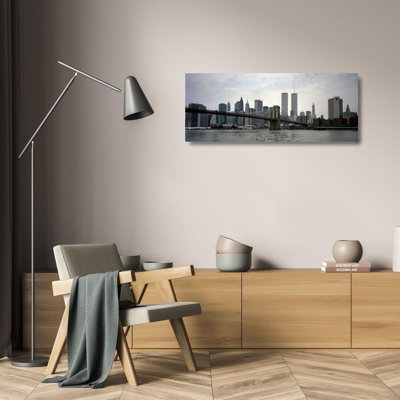 New York City Twin Towers Skyline