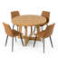 Ensemble de table de salle à manger moderne avec chaise de salle à manger-924593177