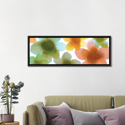 « floral fleuris vii », reproduction sur toile