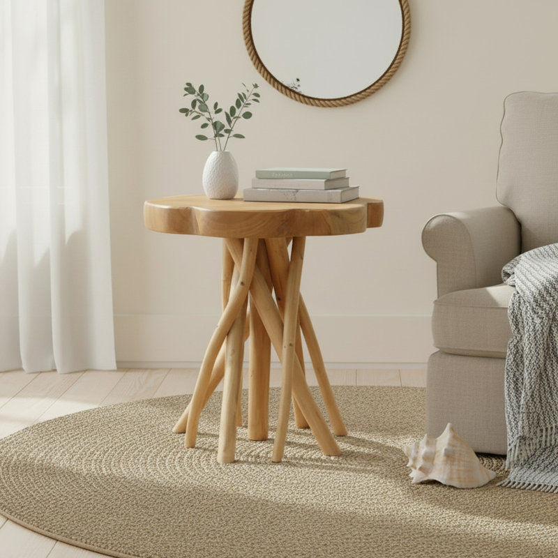 Solid Wood End Table