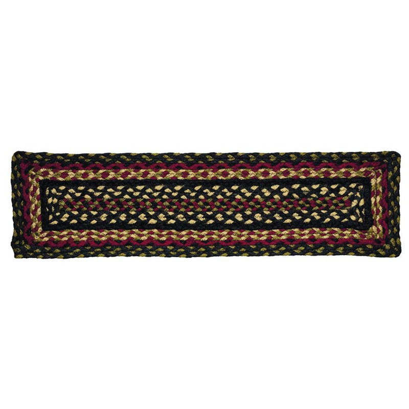 Tapis Fredrich, Noir / rouge / beige / vert