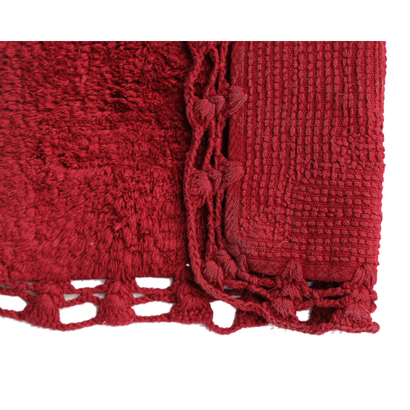Ensemble de tapis de bain Rosellen, Rouge