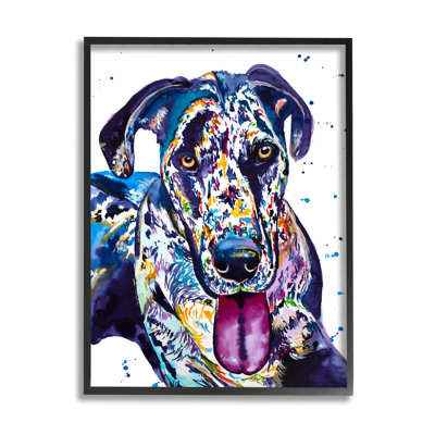 «Abstract Dog Modern Pet Portrait», impression